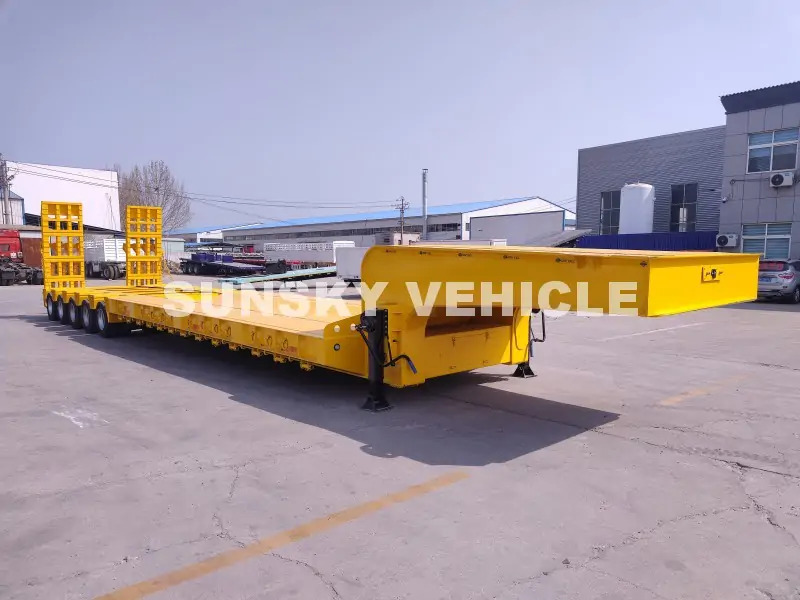 SUNSKY 100 Tons 10 Axles Lowbed trailer - Góndola rebajadas semirremolque: foto 5 SUNSKY 100 Tons 10 Axles Lowbed trailer - Góndola rebajadas semirremolque: foto 5