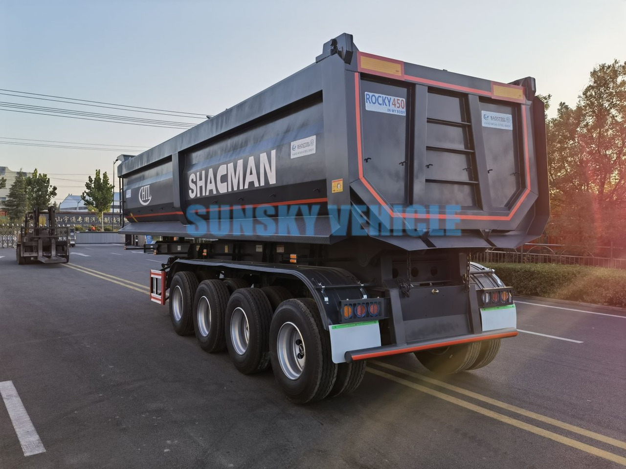 SUNSKY 3/4-Axle Dump Trailer - Volquete semirremolque: foto 4 SUNSKY 3/4-Axle Dump Trailer - Volquete semirremolque: foto 4
