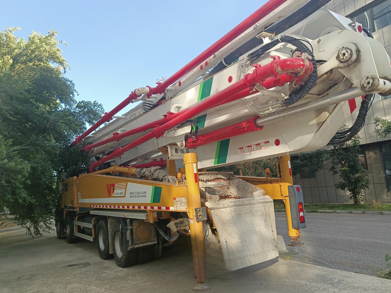 XCMG Official Second Hand Cement Pump Truck HB62V 62m Concrete Pump Truck Price List - Bomba de hormigón: foto 3 XCMG Official Second Hand Cement Pump Truck HB62V 62m Concrete Pump Truck Price List - Bomba de hormigón: foto 3