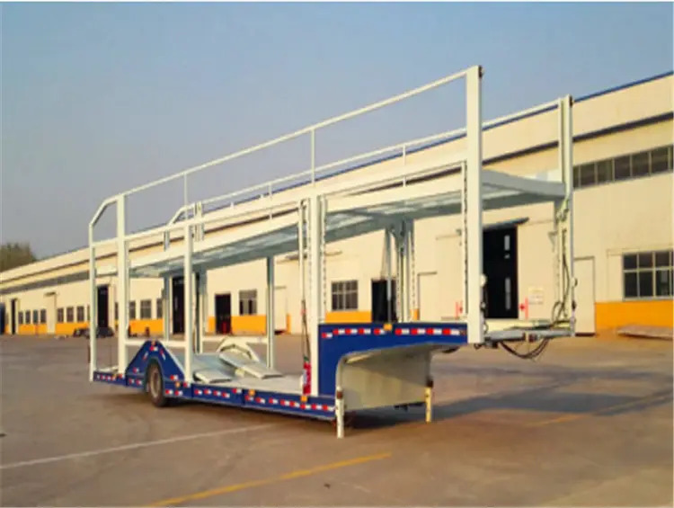 XCMG XCMG Official Manufacturer Flat Bed Container Car Transport Semi Truck Trailer - Portavehículos semirremolque: foto 4 XCMG XCMG Official Manufacturer Flat Bed Container Car Transport Semi Truck Trailer - Portavehículos semirremolque: foto 4