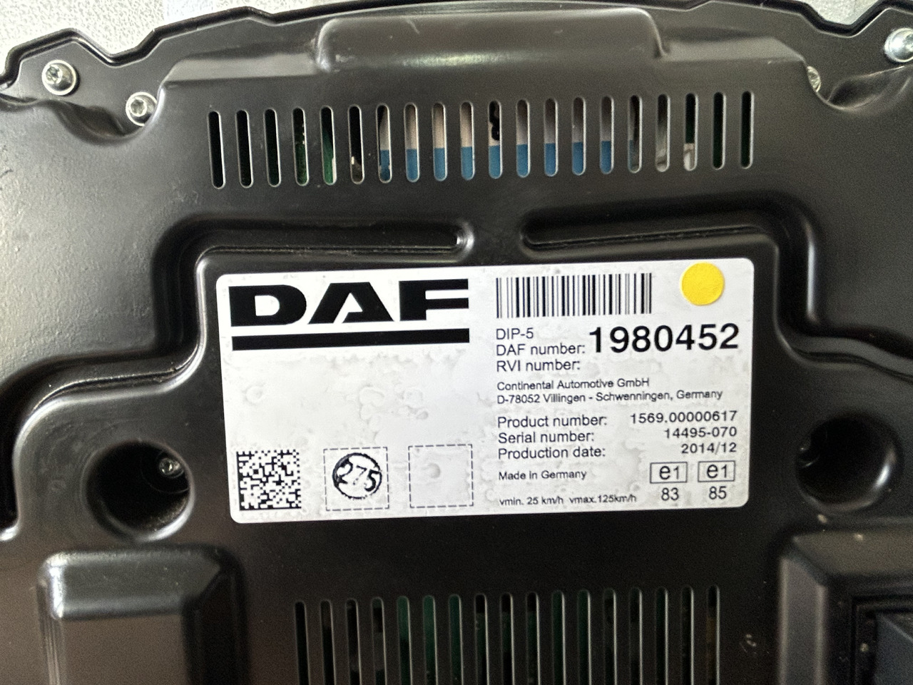 DAF COUNTER CLOCK + HARNESS + CONSOLE DAF XF 106 1980452 + 1900912 + 1951834 - Salpicadero: foto 3 DAF COUNTER CLOCK + HARNESS + CONSOLE DAF XF 106 1980452 + 1900912 + 1951834 - Salpicadero: foto 3