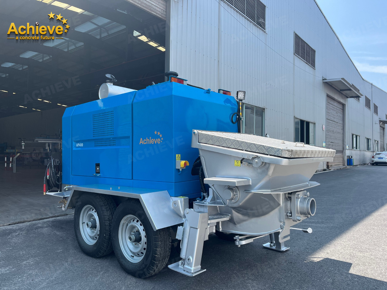 ACHIEVE ACHIEVE AP400 Concrete Trailer Pump For Australia/US EPA /CE Version 【ACHIEVE】100% BRAND NEW !!! - Bomba de hormigon estacionaria: foto 5 ACHIEVE ACHIEVE AP400 Concrete Trailer Pump For Australia/US EPA /CE Version 【ACHIEVE】100% BRAND NEW !!! - Bomba de hormigon estacionaria: foto 5