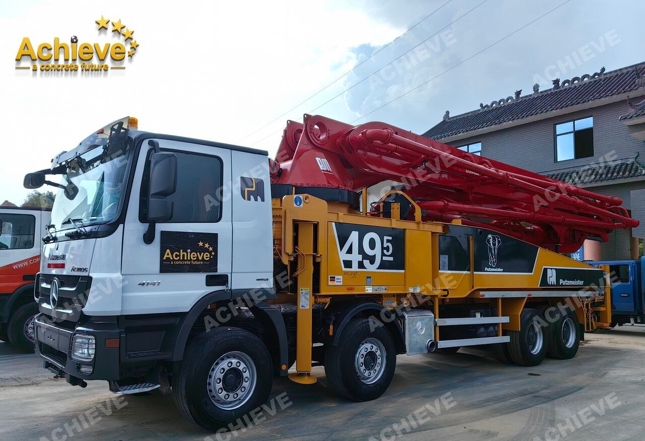 PUTZMEISTER Mercedes-Benz 4141 Putzmeister 49.5M 【ACHIEVE】TOP CONDITION!!! - Bomba de hormigón: foto 4 PUTZMEISTER Mercedes-Benz 4141 Putzmeister 49.5M 【ACHIEVE】TOP CONDITION!!! - Bomba de hormigón: foto 4
