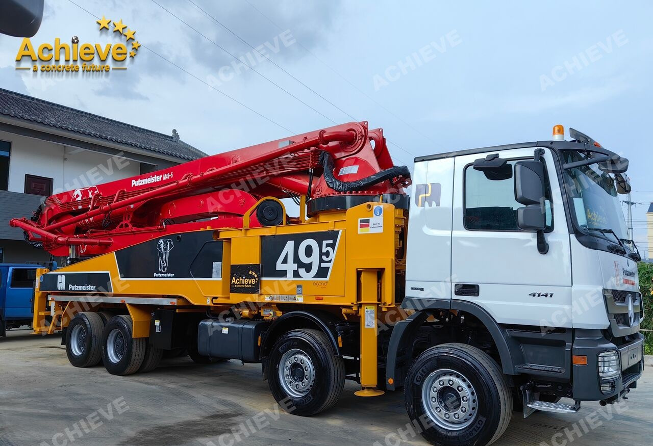PUTZMEISTER Mercedes-Benz 4141 Putzmeister 49.5M 【ACHIEVE】TOP CONDITION!!! - Bomba de hormigón: foto 5 PUTZMEISTER Mercedes-Benz 4141 Putzmeister 49.5M 【ACHIEVE】TOP CONDITION!!! - Bomba de hormigón: foto 5