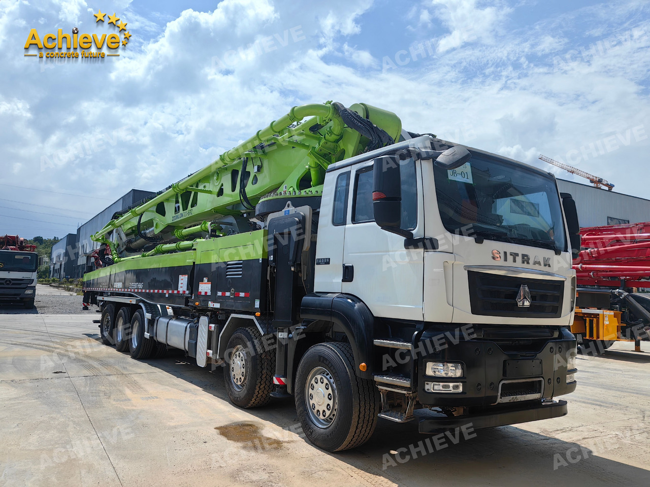 Zoomlion Zoomlion 70M 70X-6RZ Concrete pump truck ACTROS 4141 【ACHIEVE】TOP CONDITION!!! - Bomba de hormigón: foto 1 Zoomlion Zoomlion 70M 70X-6RZ Concrete pump truck ACTROS 4141 【ACHIEVE】TOP CONDITION!!! - Bomba de hormigón: foto 1