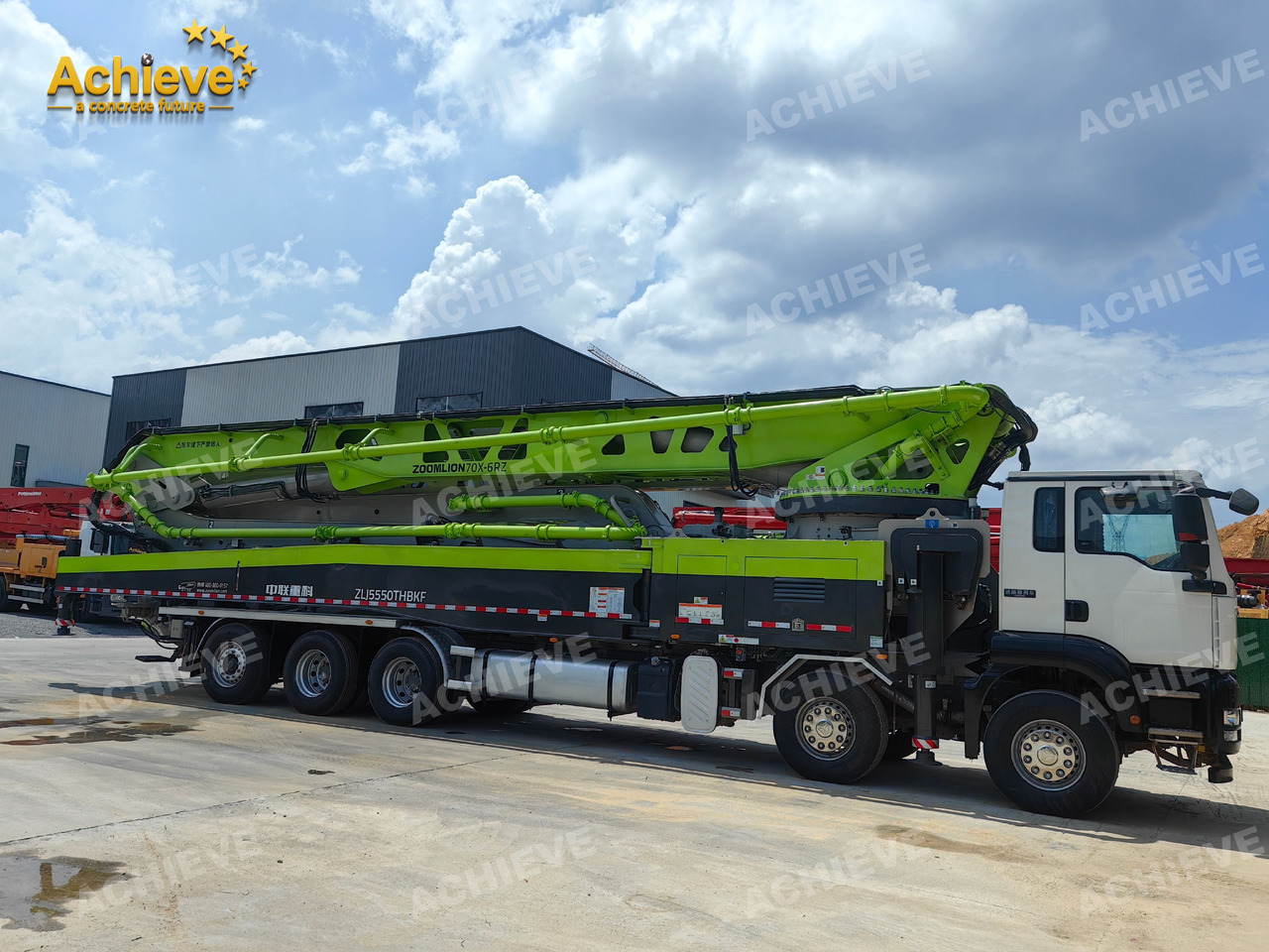 Zoomlion Zoomlion 70M 70X-6RZ Concrete pump truck ACTROS 4141 【ACHIEVE】TOP CONDITION!!! - Bomba de hormigón: foto 5 Zoomlion Zoomlion 70M 70X-6RZ Concrete pump truck ACTROS 4141 【ACHIEVE】TOP CONDITION!!! - Bomba de hormigón: foto 5