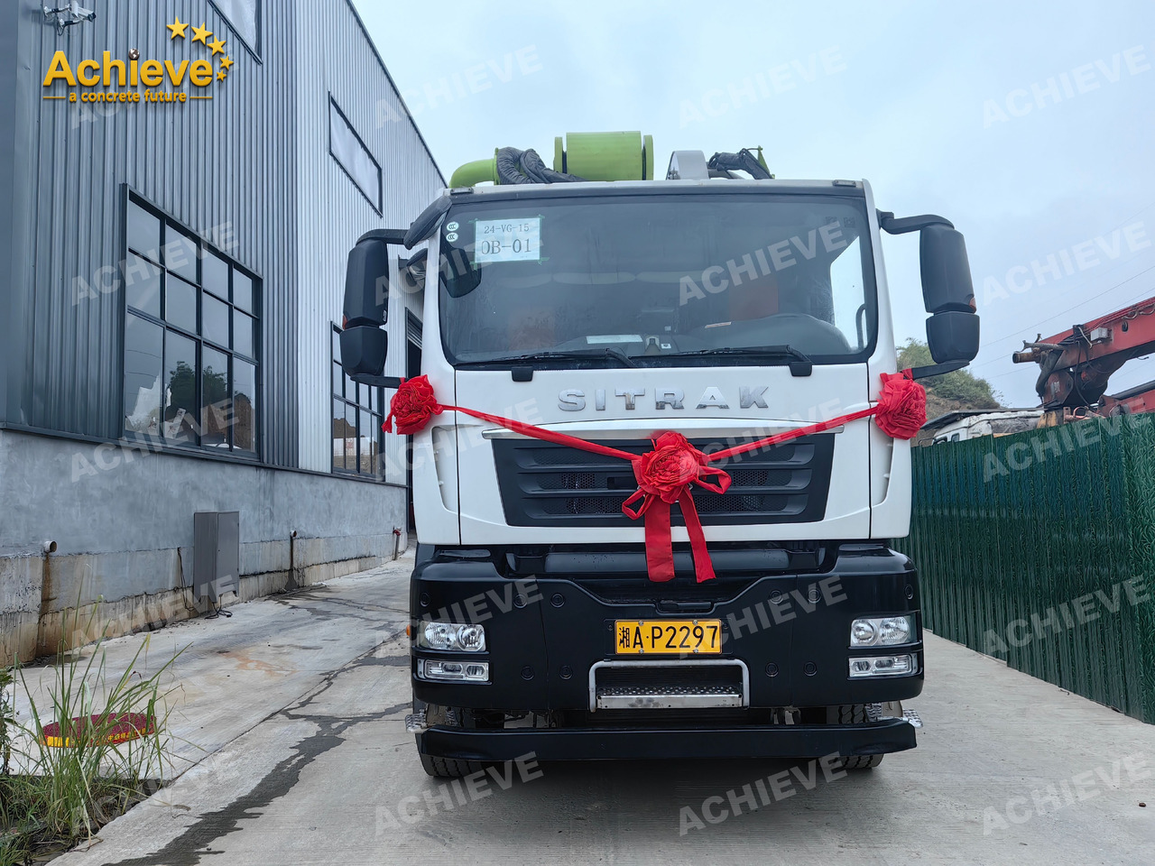 Zoomlion Zoomlion 70M 70X-6RZ Concrete pump truck ACTROS 4141 【ACHIEVE】TOP CONDITION!!! - Bomba de hormigón: foto 3 Zoomlion Zoomlion 70M 70X-6RZ Concrete pump truck ACTROS 4141 【ACHIEVE】TOP CONDITION!!! - Bomba de hormigón: foto 3