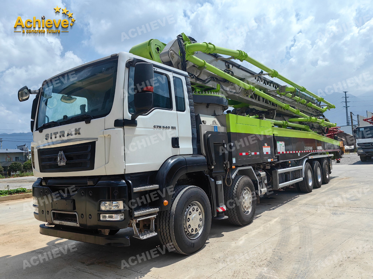Zoomlion Zoomlion 70M 70X-6RZ Concrete pump truck ACTROS 4141 【ACHIEVE】TOP CONDITION!!! - Bomba de hormigón: foto 2 Zoomlion Zoomlion 70M 70X-6RZ Concrete pump truck ACTROS 4141 【ACHIEVE】TOP CONDITION!!! - Bomba de hormigón: foto 2