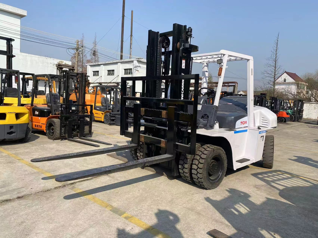 TCM 7 ton Diesel Forklift Used Condition FD70 Forklift Truck - Carretilla elevadora diésel: foto 3 TCM 7 ton Diesel Forklift Used Condition FD70 Forklift Truck - Carretilla elevadora diésel: foto 3