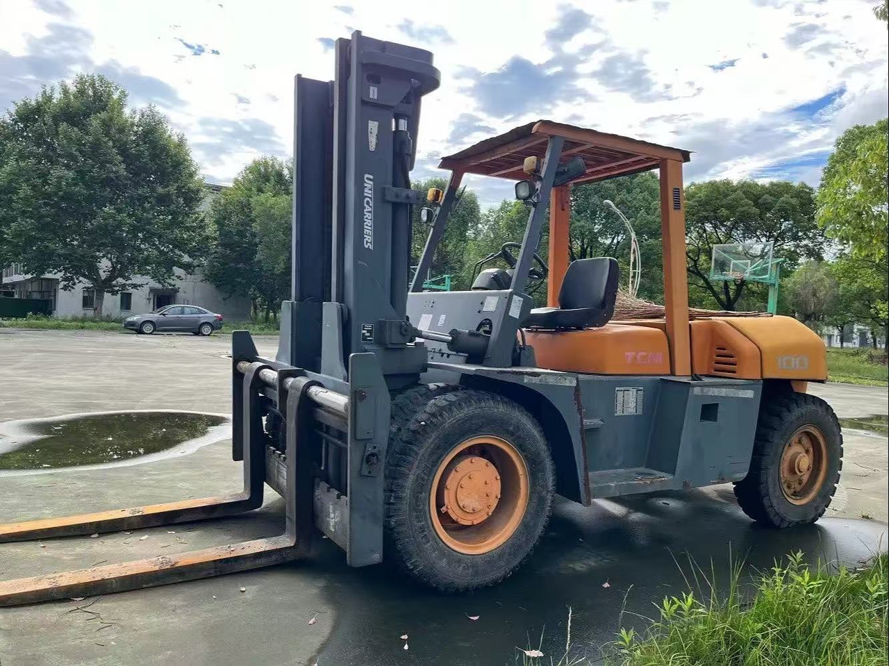 TCM FD100 Forklift Original Color 10 ton Forklift Truck - Carretilla elevadora diésel: foto 3 TCM FD100 Forklift Original Color 10 ton Forklift Truck - Carretilla elevadora diésel: foto 3