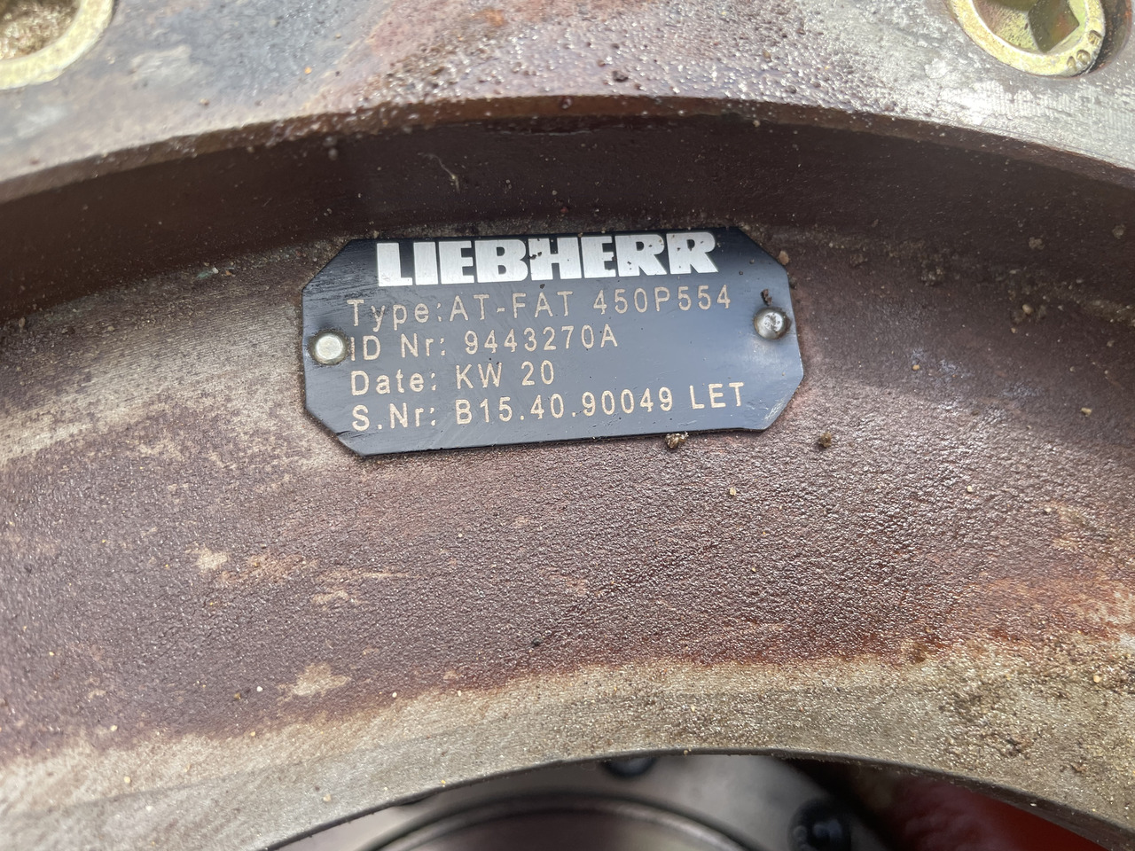 LIEBHERR FAT 450P554 - Mando final para Bulldozer: foto 4 LIEBHERR FAT 450P554 - Mando final para Bulldozer: foto 4
