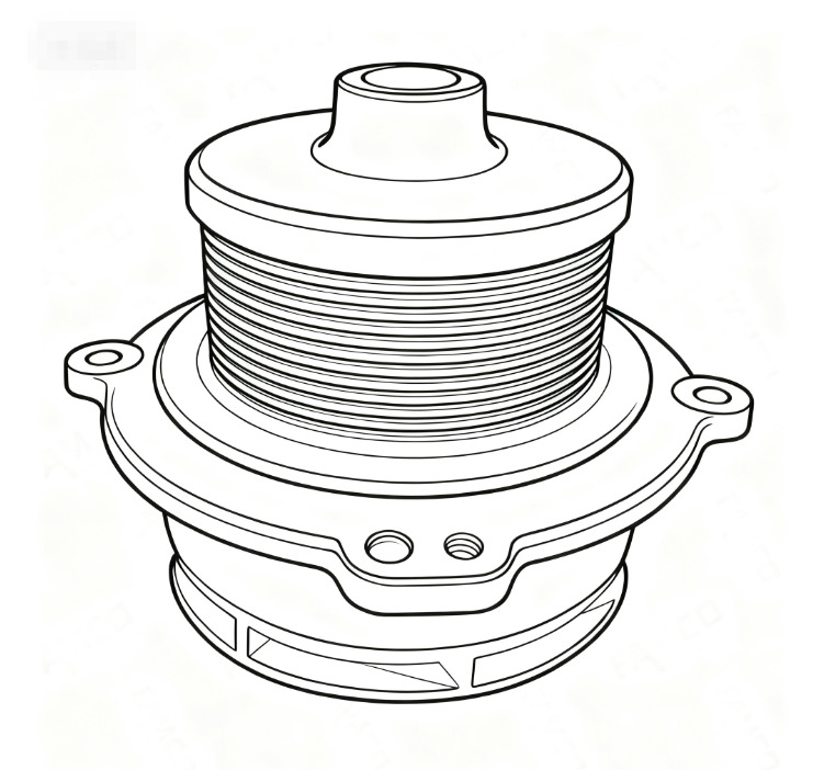 OEM Engine Cursor11 F3GFE613A B001 5801863562 WATER PUMP F5801795031 - Bomba de refrigerante: foto 1 OEM Engine Cursor11 F3GFE613A B001 5801863562 WATER PUMP F5801795031 - Bomba de refrigerante: foto 1