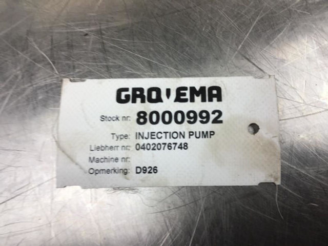 Bosch Fuel Injection pump D926 - Bomba de combustible: foto 3 Bosch Fuel Injection pump D926 - Bomba de combustible: foto 3