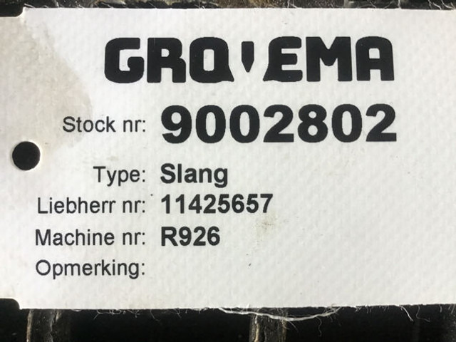 Liebherr A928 / R926 / R930 - Tubo de admisión de aire: foto 4 Liebherr A928 / R926 / R930 - Tubo de admisión de aire: foto 4