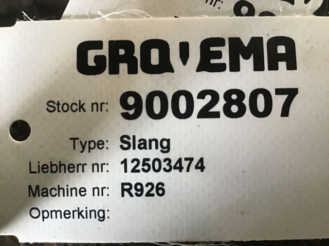 Liebherr A928 / R926 / R930 - Tubo de admisión de aire: foto 1 Liebherr A928 / R926 / R930 - Tubo de admisión de aire: foto 1
