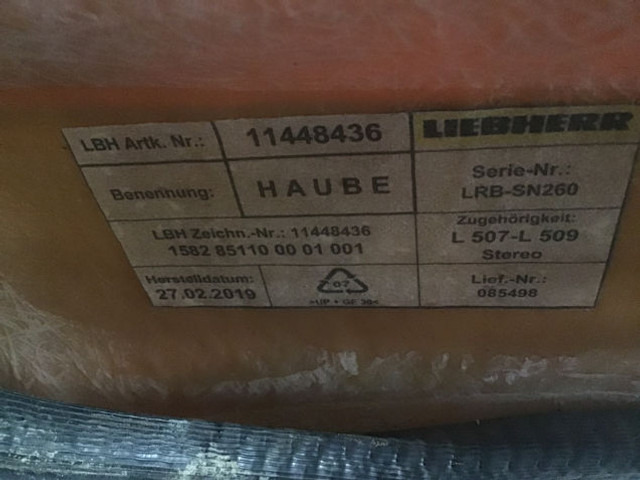 Liebherr Engine Hood - Capota: foto 3 Liebherr Engine Hood - Capota: foto 3