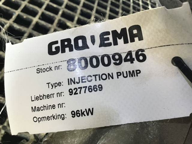 Liebherr Injection Pump - Bomba de combustible: foto 5 Liebherr Injection Pump - Bomba de combustible: foto 5