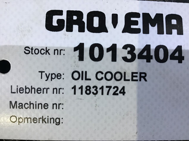 Liebherr Oil Cooler - Enfriador de aceite: foto 5 Liebherr Oil Cooler - Enfriador de aceite: foto 5