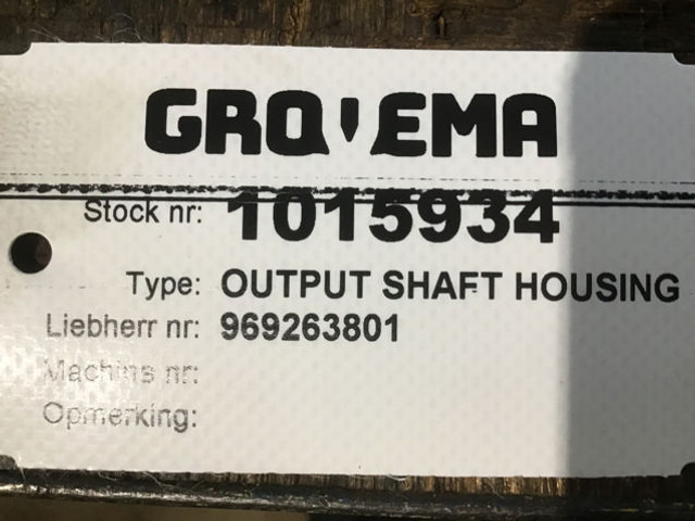 Liebherr Output Shaft Housing - Cubo: foto 2 Liebherr Output Shaft Housing - Cubo: foto 2