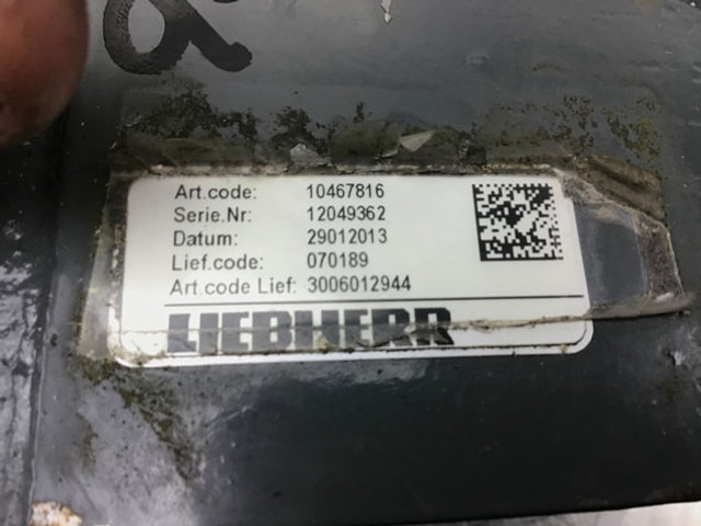 Válvula Liebherr Safety Valve: foto 20