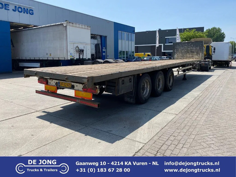 Groenewegen DRO-12-27 / Plateau Trailer / Hard-Wood Floor / BPW + Drum - Semirremolque plataforma/ Caja abierta: foto 1 Groenewegen DRO-12-27 / Plateau Trailer / Hard-Wood Floor / BPW + Drum - Semirremolque plataforma/ Caja abierta: foto 1