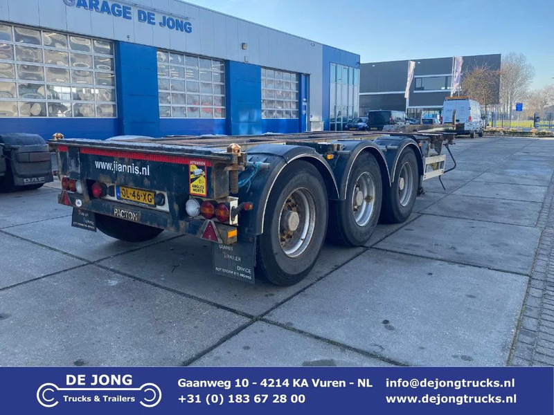 Pacton TXC 343 Multi / 3x Extendable / 1x Lift Axle - Portacontenedore/ Intercambiable semirremolque: foto 1 Pacton TXC 343 Multi / 3x Extendable / 1x Lift Axle - Portacontenedore/ Intercambiable semirremolque: foto 1