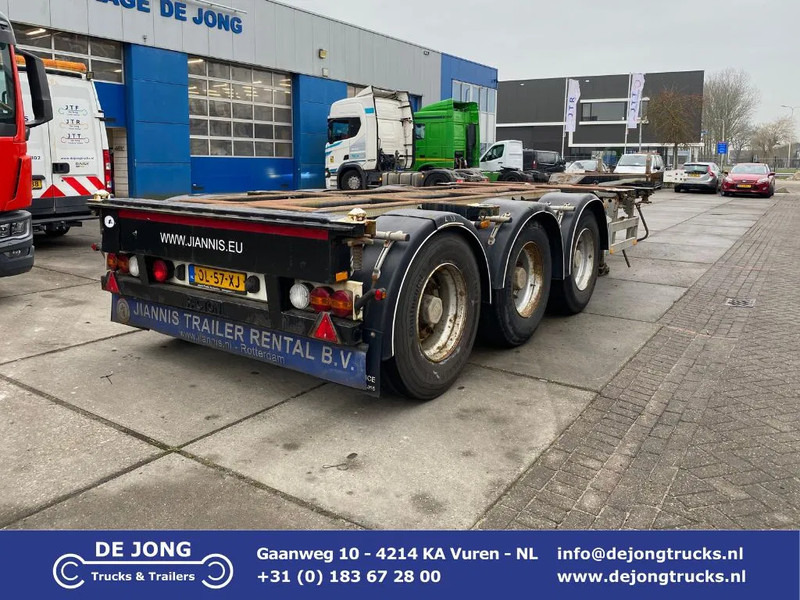 Pacton TXC 343 Multi / 3x Extendable / 1x Lift Axle - Portacontenedore/ Intercambiable semirremolque: foto 1 Pacton TXC 343 Multi / 3x Extendable / 1x Lift Axle - Portacontenedore/ Intercambiable semirremolque: foto 1