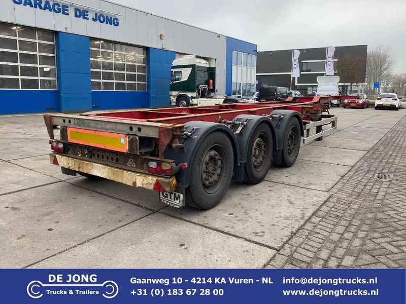 Schmitz Cargobull SCF 24 G Chassis / SAF + Disc / 1x Extendable / Lift axle - Portacontenedore/ Intercambiable semirremolque: foto 1 Schmitz Cargobull SCF 24 G Chassis / SAF + Disc / 1x Extendable / Lift axle - Portacontenedore/ Intercambiable semirremolque: foto 1
