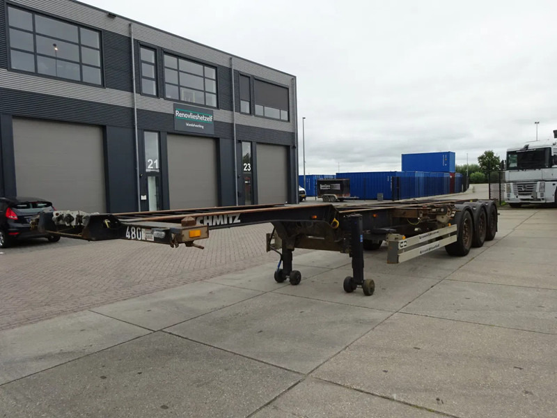 Schmitz Cargobull SCF 27 / SAF + Disc / 1x Extendable / 1x Lift Axle - Portacontenedore/ Intercambiable semirremolque: foto 4 Schmitz Cargobull SCF 27 / SAF + Disc / 1x Extendable / 1x Lift Axle - Portacontenedore/ Intercambiable semirremolque: foto 4