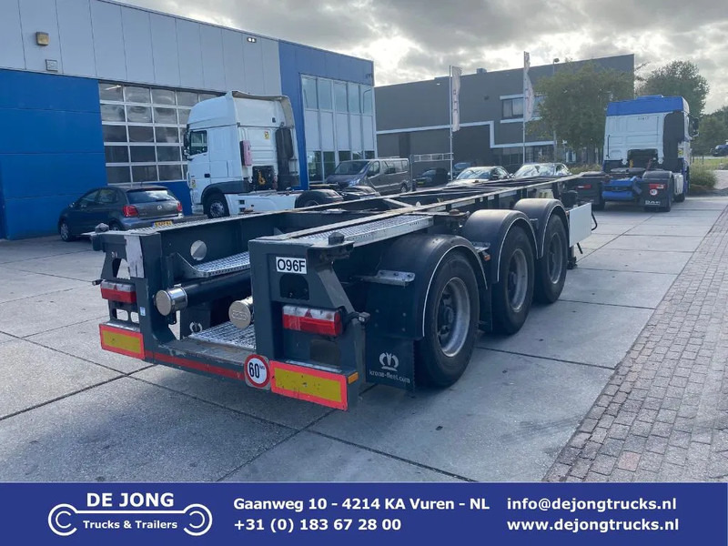 Van Hool Tank Chassis / ADR / BPW + DISC / 20-30 FT - Portacontenedore/ Intercambiable semirremolque: foto 1 Van Hool Tank Chassis / ADR / BPW + DISC / 20-30 FT - Portacontenedore/ Intercambiable semirremolque: foto 1