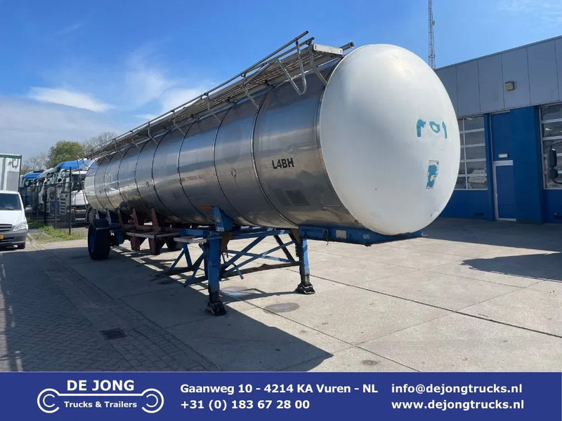 Van Hool Tank / For Parts / Inox / 3 compartments / ADR / 31500 LT - Cisterna semirremolque: foto 1 Van Hool Tank / For Parts / Inox / 3 compartments / ADR / 31500 LT - Cisterna semirremolque: foto 1