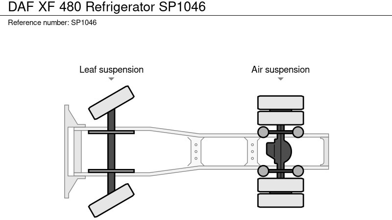 Cabeza tractora DAF XF 480 Koelkast: foto 12 Cabeza tractora DAF XF 480 Koelkast: foto 12