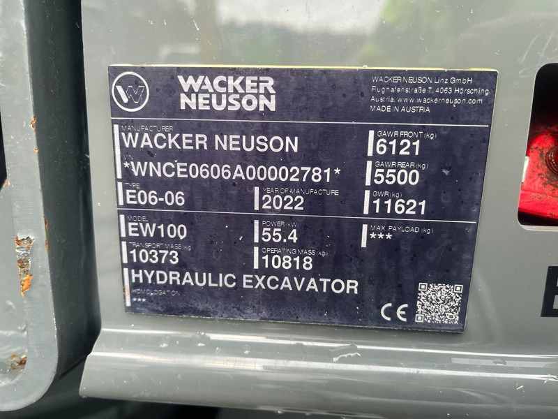 WACKER NEUSON EW100 - Excavadora de ruedas: foto 5 WACKER NEUSON EW100 - Excavadora de ruedas: foto 5