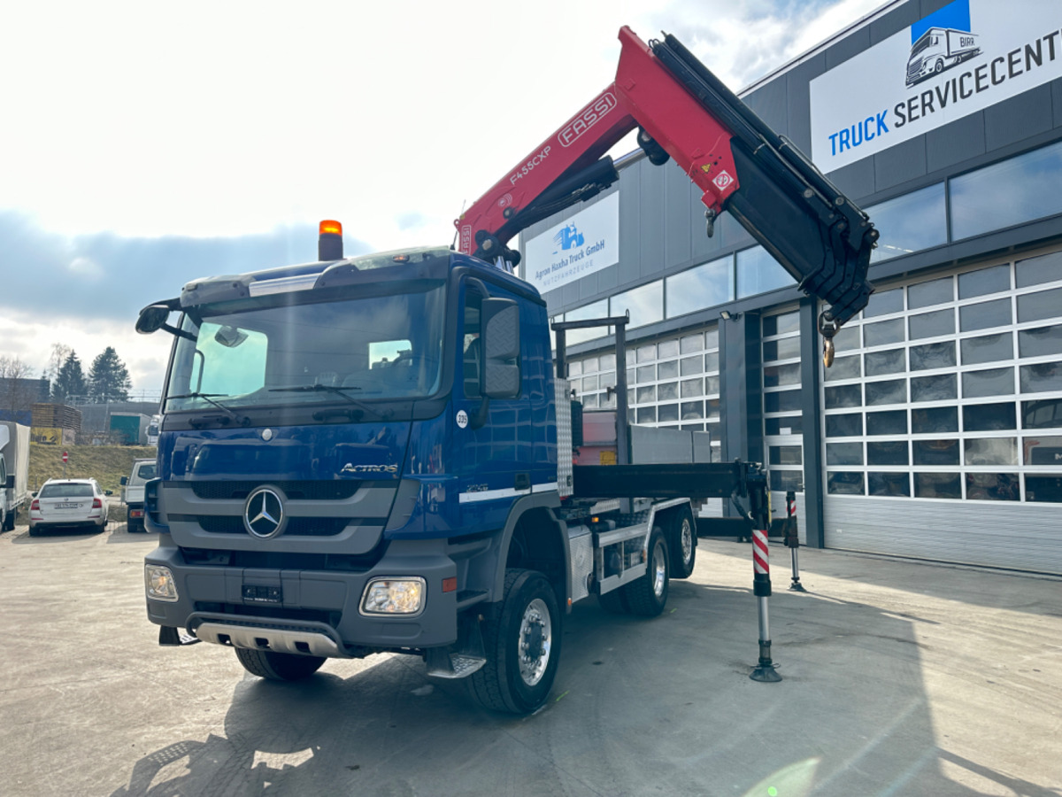 MERCEDES Actros 2648 6x4/4 Fassi455 SZM/Pritsche - Camión grúa: foto 2 MERCEDES Actros 2648 6x4/4 Fassi455 SZM/Pritsche - Camión grúa: foto 2