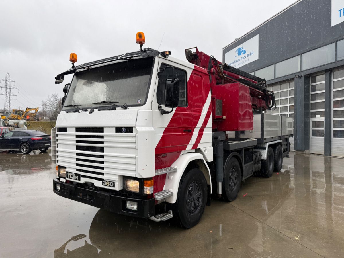 SCANIA 113 8x4 Autokran Cormach 87000 42 Meter - Camión grúa: foto 1 SCANIA 113 8x4 Autokran Cormach 87000 42 Meter - Camión grúa: foto 1