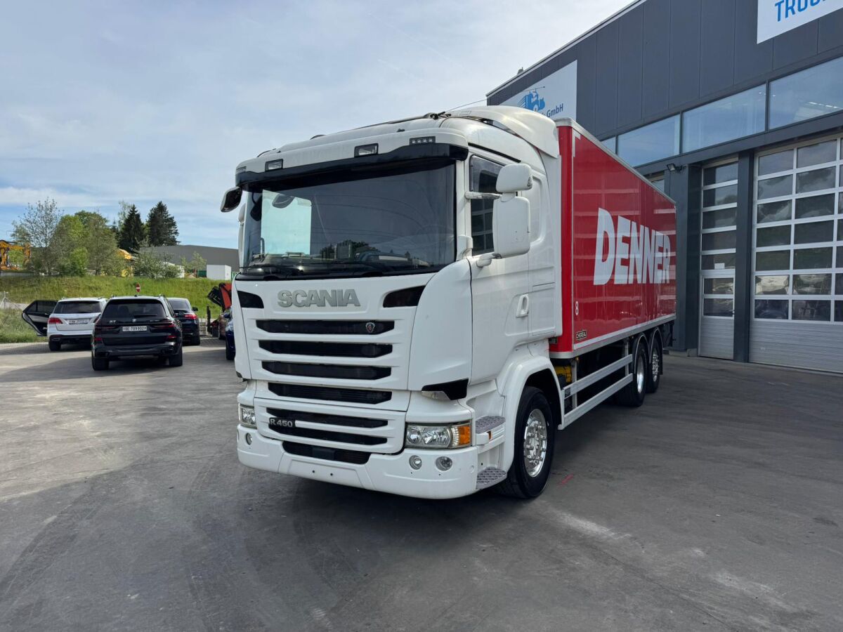 SCANIA R450 6x2 Kasten - Camión caja cerrada: foto 1 SCANIA R450 6x2 Kasten - Camión caja cerrada: foto 1