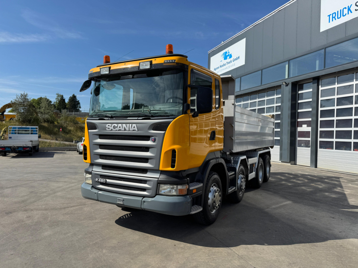 SCANIA R480 8x4 3S Kipper - Volquete camión: foto 1 SCANIA R480 8x4 3S Kipper - Volquete camión: foto 1