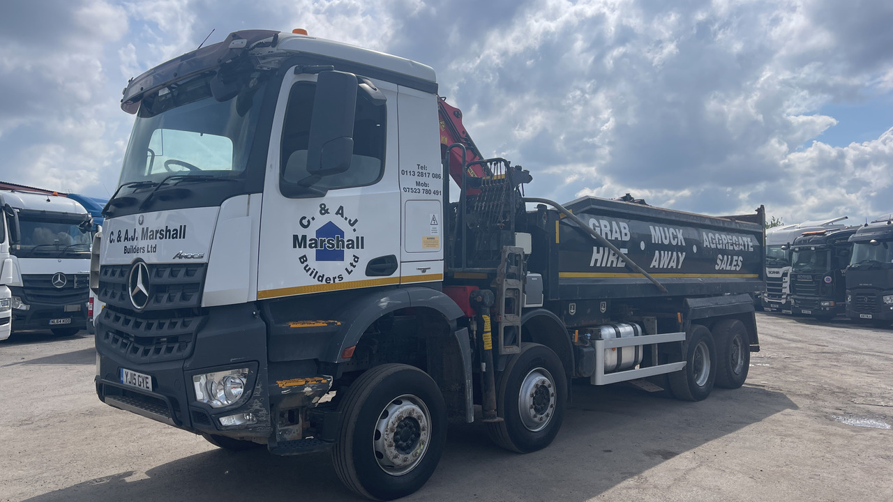 MERCEDES-BENZ AROCS  3240 - Volquete camión, Camión grúa: foto 2 MERCEDES-BENZ AROCS  3240 - Volquete camión, Camión grúa: foto 2