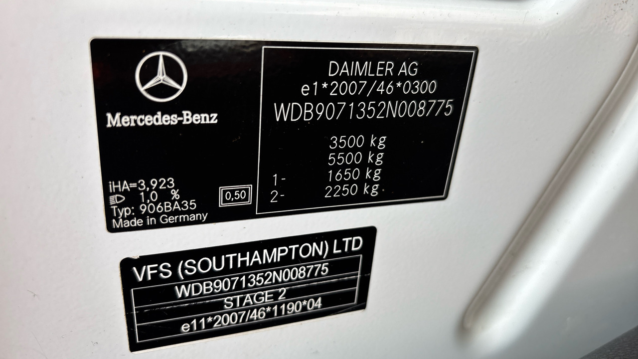 Caja abierta furgoneta MERCEDES-BENZ SPRINTER 314 CDI: foto 11