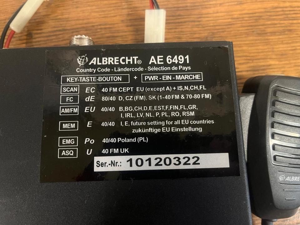 Funkgerät ALBRECHT AE 6491 - Sistema de navegación para Camión: foto 3 Funkgerät ALBRECHT AE 6491 - Sistema de navegación para Camión: foto 3