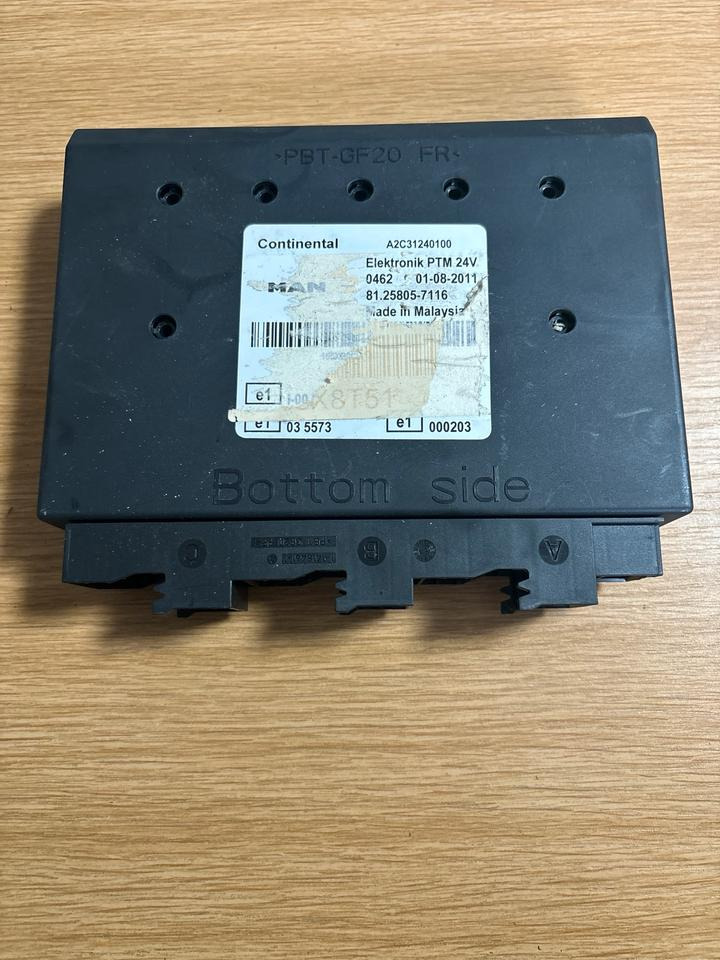 MAN Continental Elektronik PTM Steuergerät 81.25805-7116 - Unidad de control para Camión: foto 1 MAN Continental Elektronik PTM Steuergerät 81.25805-7116 - Unidad de control para Camión: foto 1