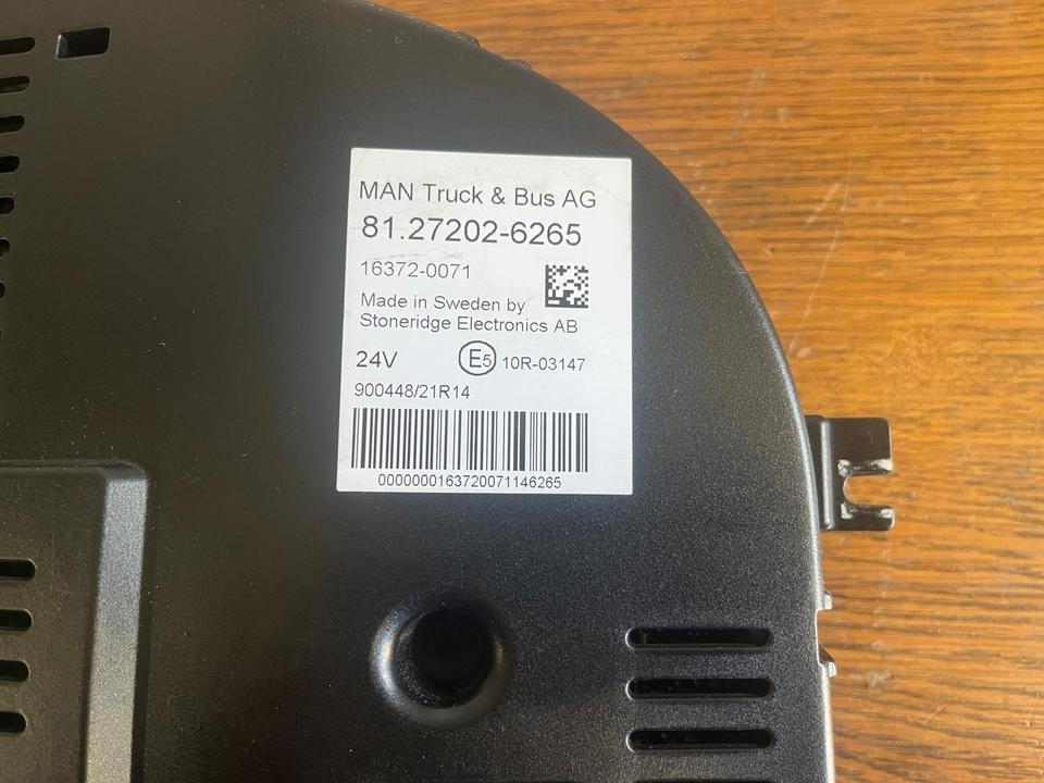 MAN EU6 Kombiinstrument / Tacho 81.27202-6265 - Salpicadero para Camión: foto 3 MAN EU6 Kombiinstrument / Tacho 81.27202-6265 - Salpicadero para Camión: foto 3