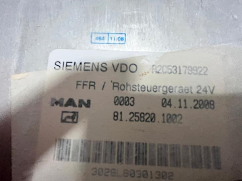 MAN SIEMENS VDO FFR Rohsteuergerät 81.25820.1002 - Unidad de control para Camión: foto 2 MAN SIEMENS VDO FFR Rohsteuergerät 81.25820.1002 - Unidad de control para Camión: foto 2