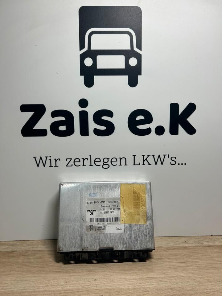 MAN Siemens VDO Elektronik FFR Steuergerät 81.25805.7052 - Piezas de recambio: foto 1 MAN Siemens VDO Elektronik FFR Steuergerät 81.25805.7052 - Piezas de recambio: foto 1