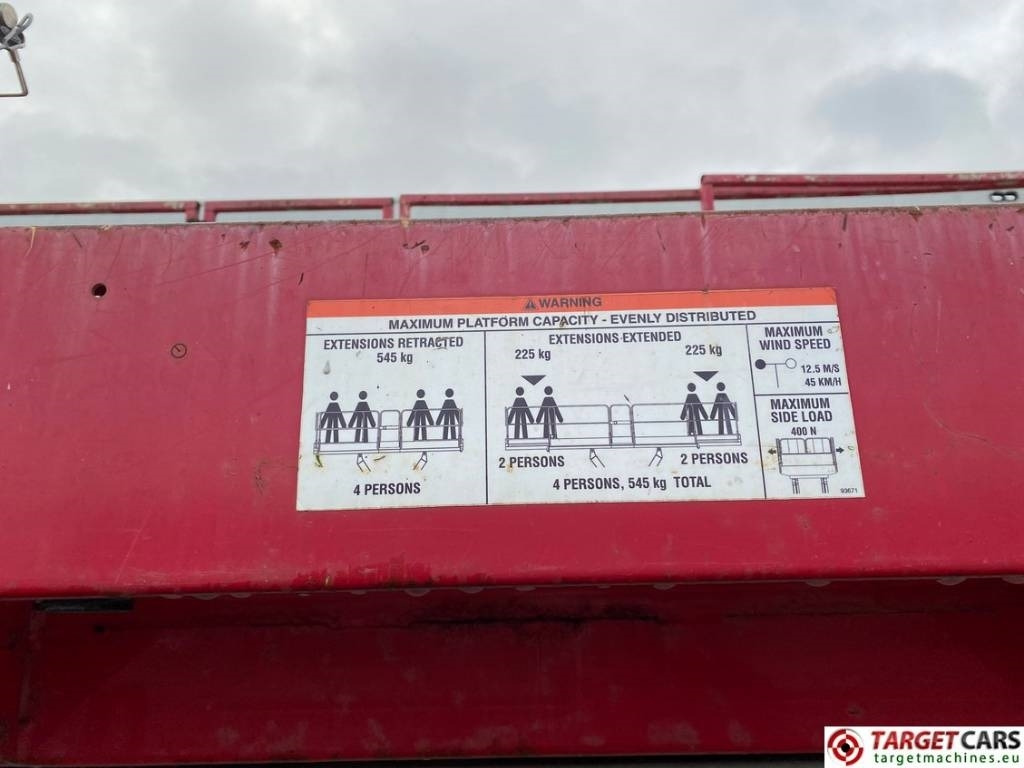 Plataforma de tijeras MEC 6092RT Diesel 4x4 Scissor Work Lift 2020cm: foto 39