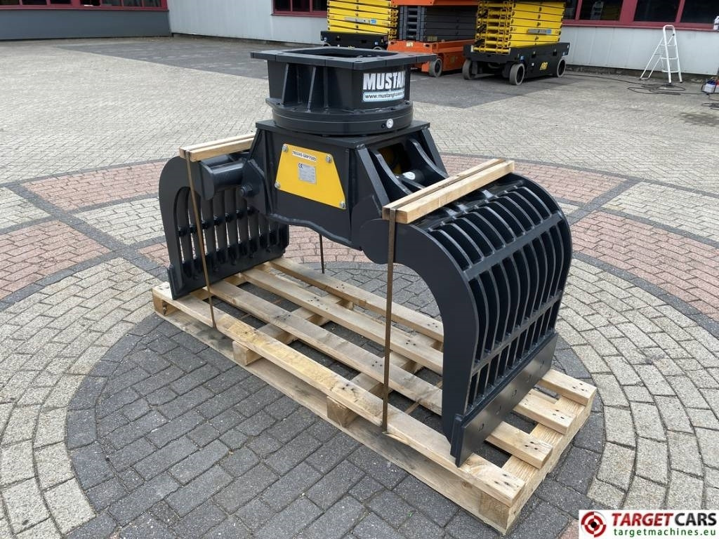 Pinza de manipulación para Maquinaria de construcción nuevo Mustang GRP750D Hydrauilic Rotation Sorting Grapple 7~16T: foto 8