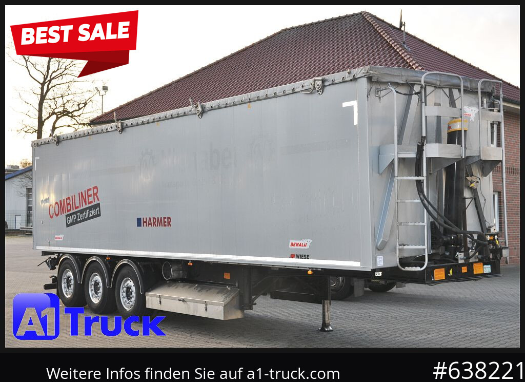 BENALU Kombiliner Gülle Tank + Kipper fest34m³ flüssig 26m³, Tüv neu, - Cisterna semirremolque: foto 1 BENALU Kombiliner Gülle Tank + Kipper fest34m³ flüssig 26m³, Tüv neu, - Cisterna semirremolque: foto 1