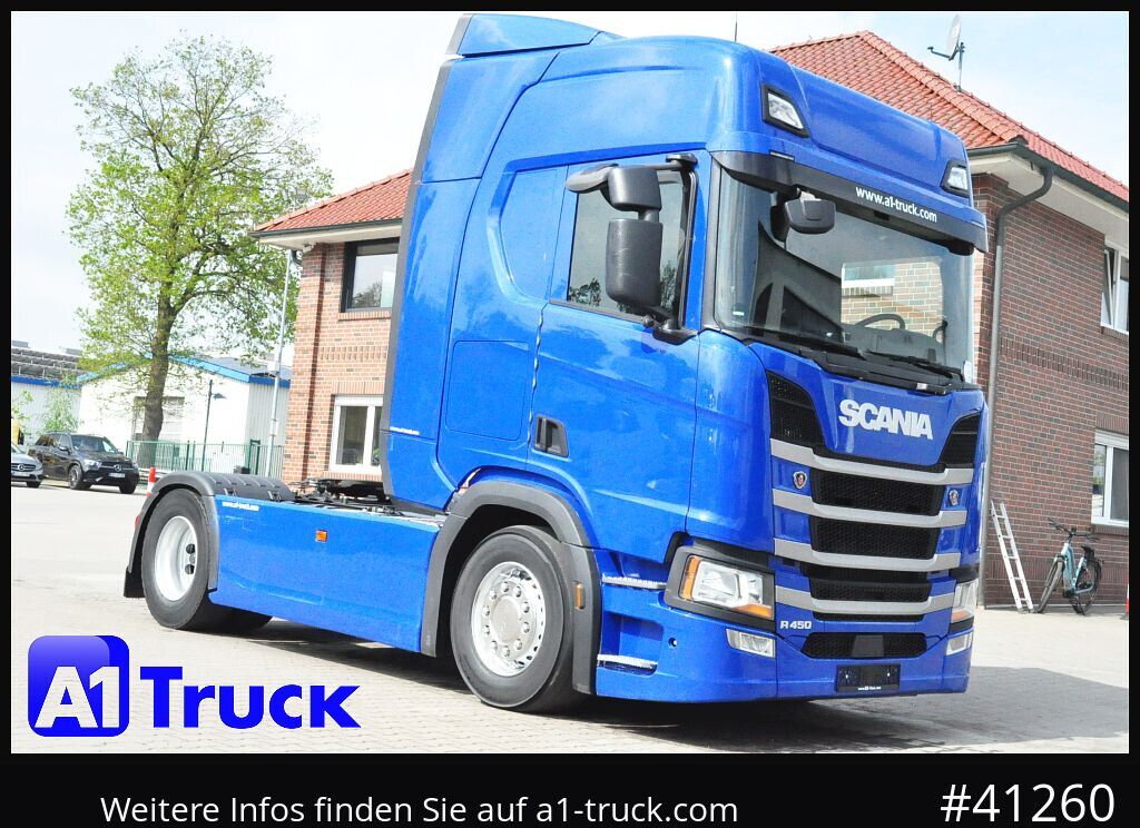 SCANIA R 450 BL Vollspoiler Retarder Standklima, - Cabeza tractora: foto 1 SCANIA R 450 BL Vollspoiler Retarder Standklima, - Cabeza tractora: foto 1