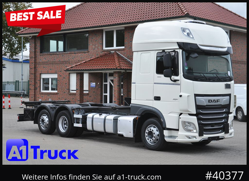 DAF DAF XF 480 FAN SSC Intarder, Lenkachse Standlklima - Portacontenedore/ Intercambiable camión: foto 1 DAF DAF XF 480 FAN SSC Intarder, Lenkachse Standlklima - Portacontenedore/ Intercambiable camión: foto 1