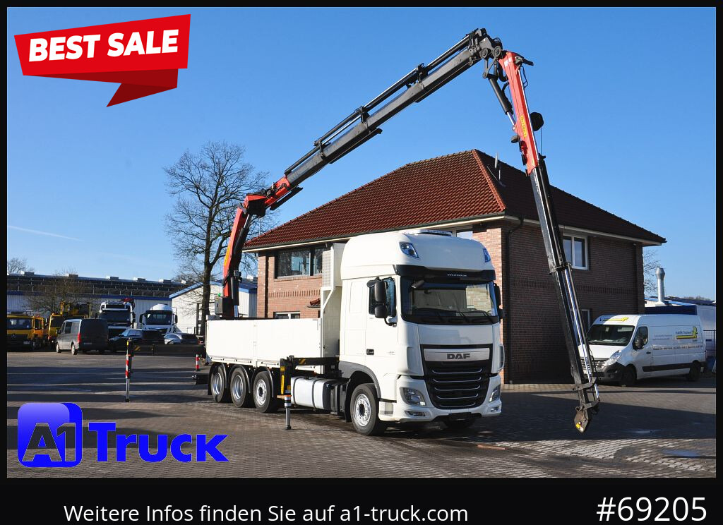DAF XF 510 Kran PK 34.002, Seilwinde Funk - Camión grúa: foto 1 DAF XF 510 Kran PK 34.002, Seilwinde Funk - Camión grúa: foto 1